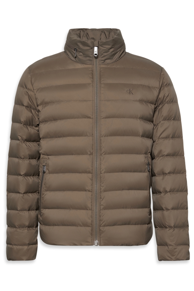 LS NYLON LT WT HOODED FZ PUFFER LV04RC511G PDK MOREL